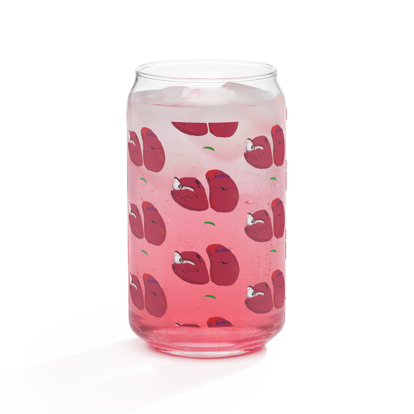 Hillbilly Wild Fruit - Cherry Can-Shaped Glass