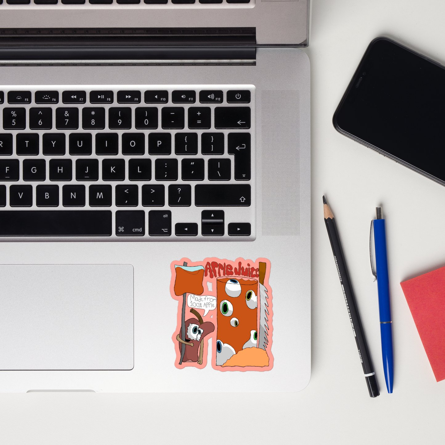 Blended Bloody Apple Stickers