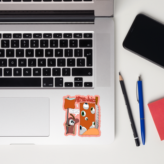 Blended Bloody Apple Stickers